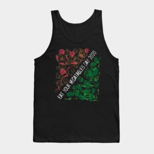 eat your vegetables day 2020 blak t-shirt Tank Top